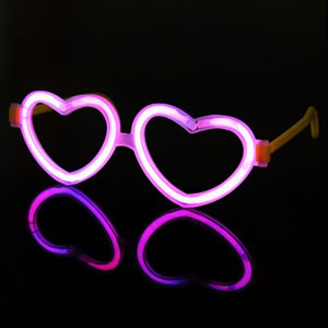 عینک شبرنگ Glow فریم قلب
